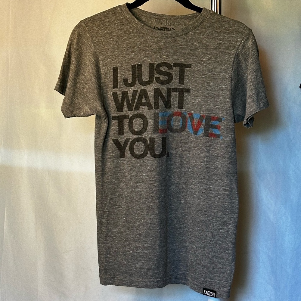 Gray Graphic T-Shirt for Men